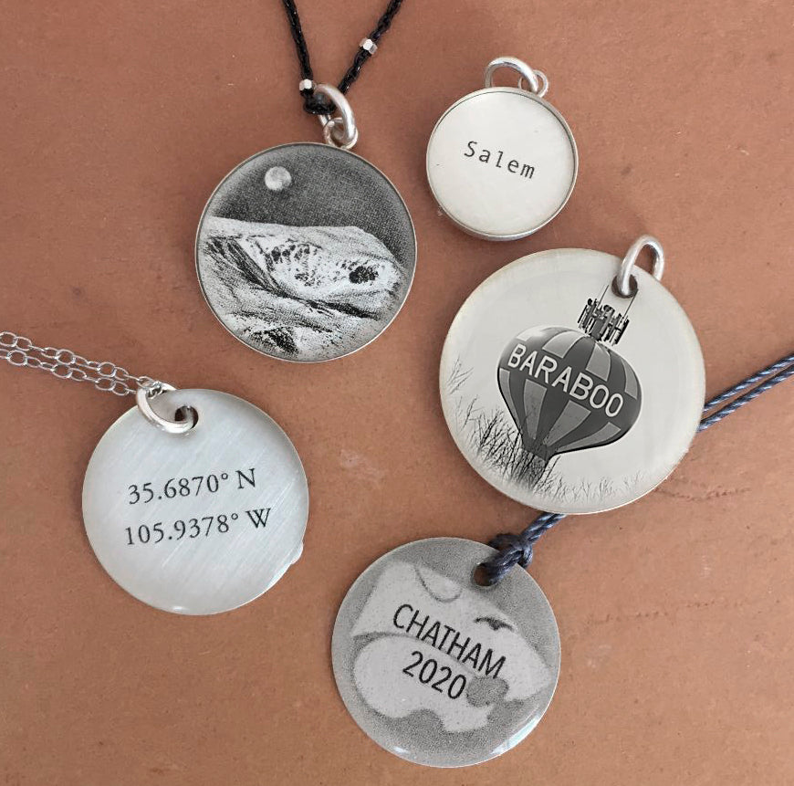 Custom metal deals pendant
