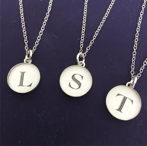 inital letter pendants