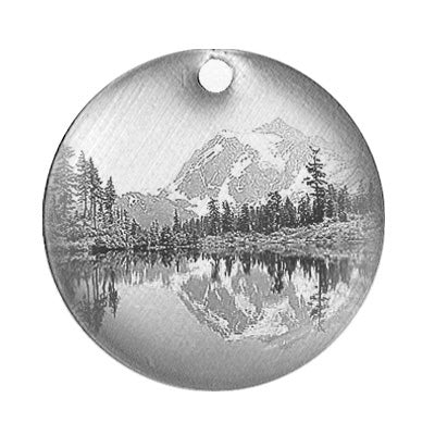 alpine view landscape pendant