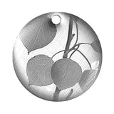 aspen tree leaf pendant