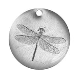 dragonfly fossil pendant