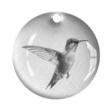 hummingbird floating pendant