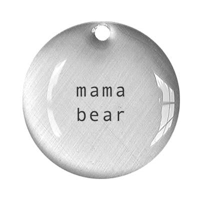 mama bear word pendant
